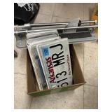 Tile Cutter & License Plates