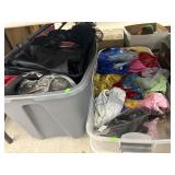2 Totes w/ dress up clothes