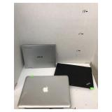 3cnt Laptops - 1 Apple MacBook Pro - All Untested