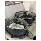 2 Crock Pots