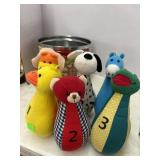 Plush Animal Bowling Pins