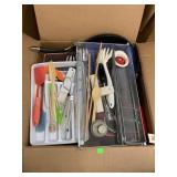 Box of kitchen items