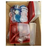 Assorted Plastic Containers