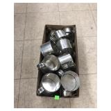 Box of Metal Camping Mugs