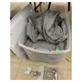 Tote of cushions covers? and misc