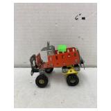 Vehicle made from Erector pieces