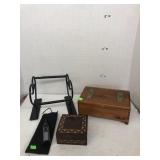 Misc Lot - Wooden Boxes, Etc