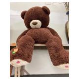 Giant stuffed teddy bear