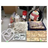 Holiday and home decor, tatting, & tablecloths