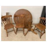 Table and 3 Chairs