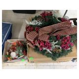 Wreath and Christmas Decor