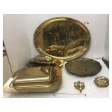 Metal table Settings, Dirilyte, Golden Hued,