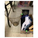 Trash can, Shirt, Calculator, Books, Lamp, Misc