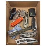 Knives, Watch, Lighter, Misc Flat