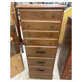 Tall Narrow 5 Drawer Dresser