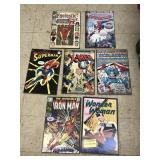 7 picture on Wood, Comics, approx 13 x 19 inches