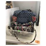 Tote of Vera Bradley Purses, One with tags