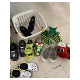 Shoes and Christmas Slippers