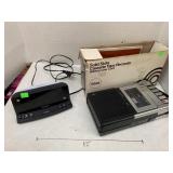 Cassette Tape Recorder and Alarm Clock