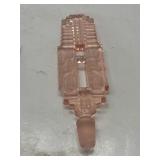 Art Deco Pink Glass Perfume Stopper