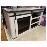 Cabinet with Shelves and Sliding Door