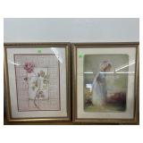 2 Wall Art Prints - signed