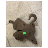 Vntg Hay Trolley Pulley Hoist