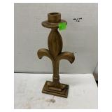 Cast Iron Candle Holder - very heavy