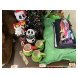 Nightmare Before Christmas items (towels, cups,