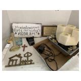 Fountain, Metal Hooks, Cross, Misc Decor