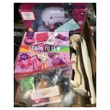 Flat of Craft Items, Seeing Items, Felting?