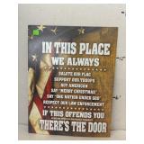 Metal Sign  - In This Place