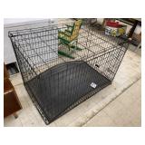 Large Pet Crate, Door Bent, some rust