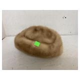 Vntg mink fur hat