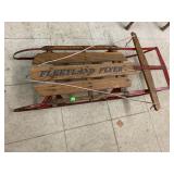 Vntg Fleetland Flyer Sled