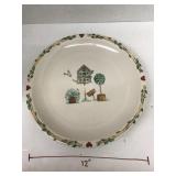 Plate, Birdhouse, Thomas Pottery