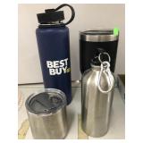 4 Beverage Cups, Metal