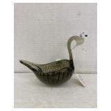 Venetian glass swan