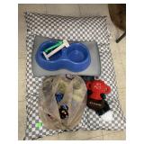 Dog Bed and Misc Accessories