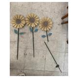 3cnt Metal Sunflowers