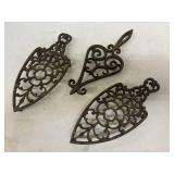 Vintage Metal Cast Trivets