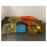 Various Glass Dishes, candle Holders