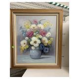 Framed Signed Painting on Canvas