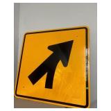 Metal Traffic Sign - 3ft x 3ft