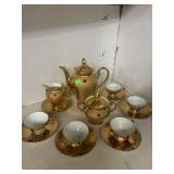 Bavaria Prinzess Gold Toned Tea / Serving Set