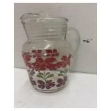 Vintage Ice Lip Banded Pitcher