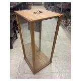 Mirrored Glass Display Case approx 30.5 x 14 x 14