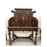 Vintage Humidor Table Approx 26x32x14
