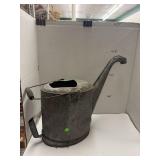 Large Vintage Galvanized Watering Can RUSTIC
