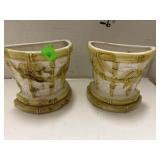Vintage Ceramic Wall Sconces
